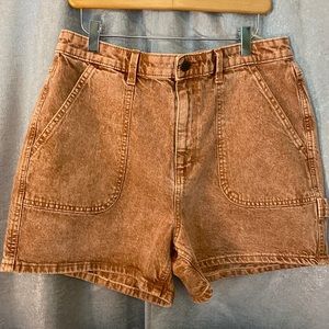 Universal Tread rust/weezo color jean shorts, size 12/31, NWT